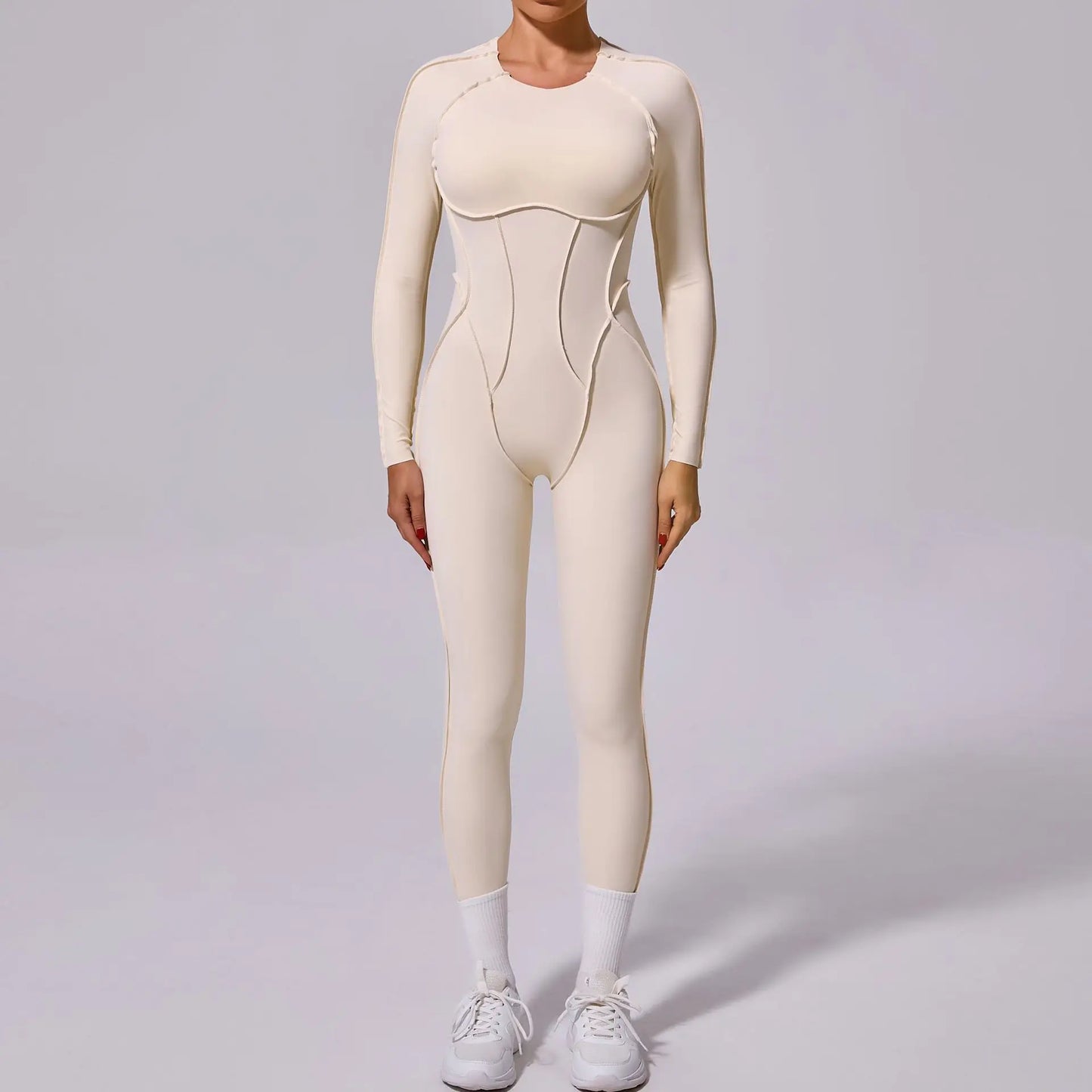 Sporty geometric jumpsuit- Juno