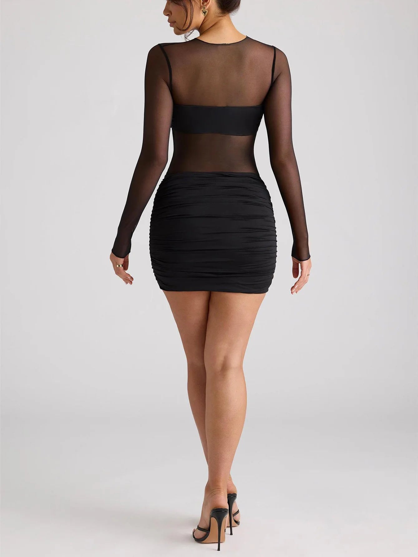 Mini Dress with Folds- Donna