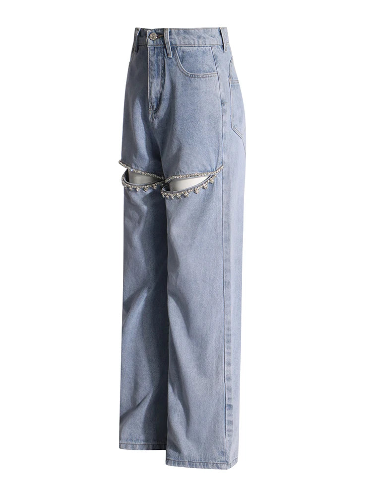 High Waist Wide Leg Jeans- Chloe