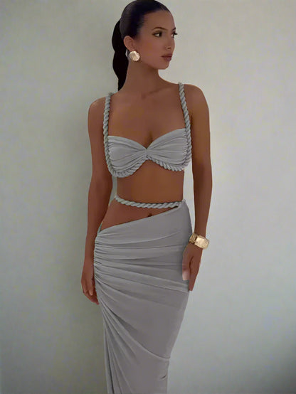 Elegant Beach Club Maxi Set- Nili