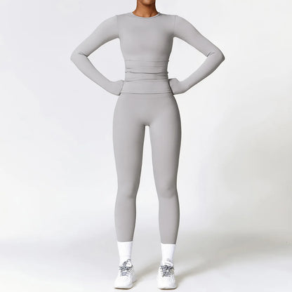 Long sleeve yoga bodysuit shapewear- Mila