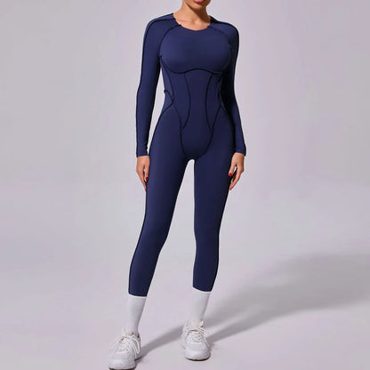 Sporty geometric jumpsuit- Juno