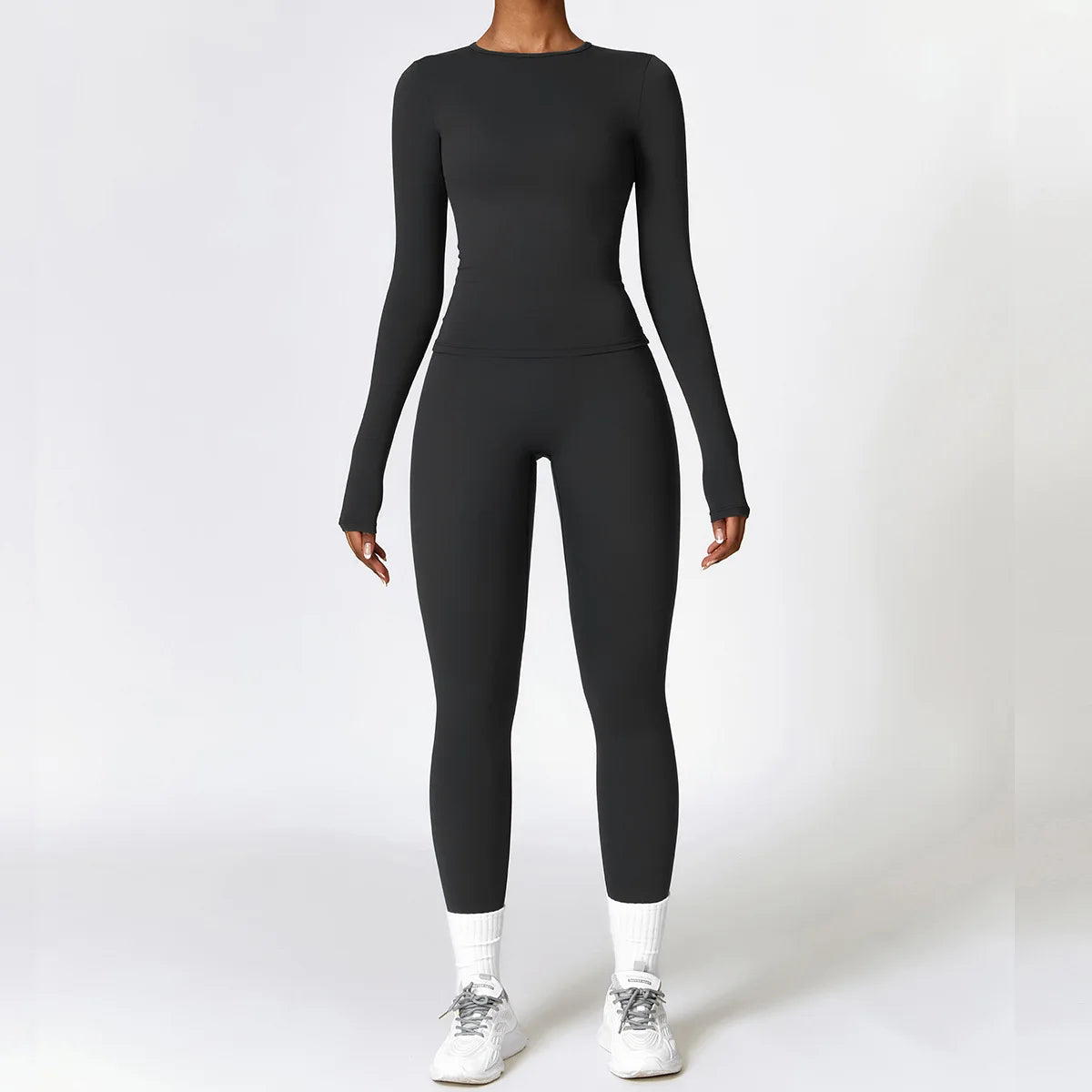 Long sleeve yoga bodysuit shapewear- Mila