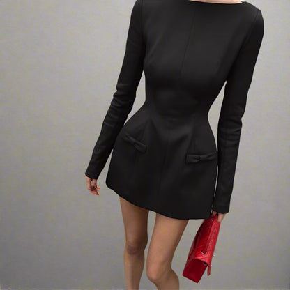 Elegant Classic Mini Dress- Paris