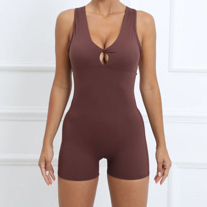 Cool Short Yoga Romper- Elle