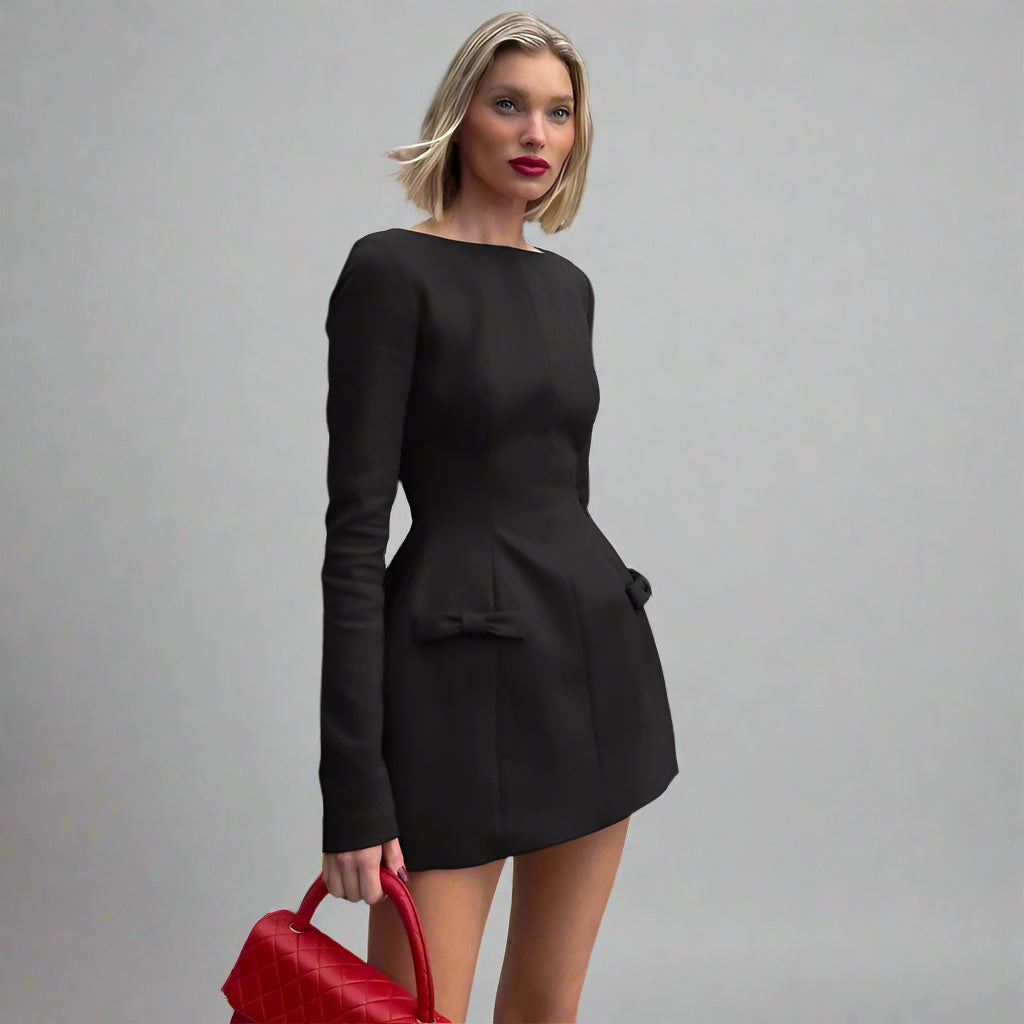 Elegant Classic Mini Dress- Paris