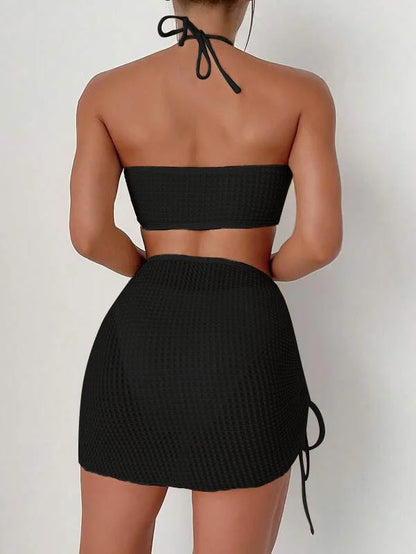 Swimsuit with crochet skirt- Olu