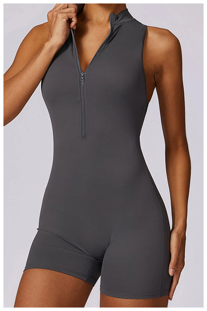 Open back yoga jumpsuit- Cali